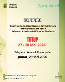 Pengumuman Pemerintah Kalurahan